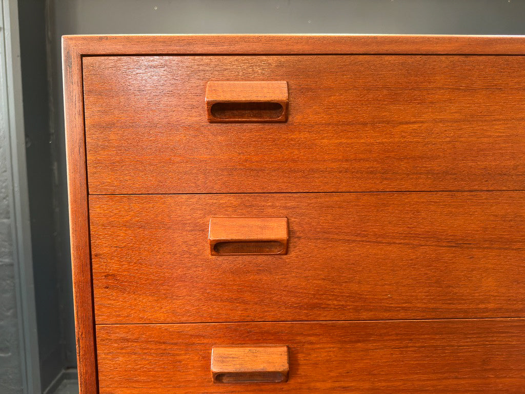 Tall Teak Chest of Drawers