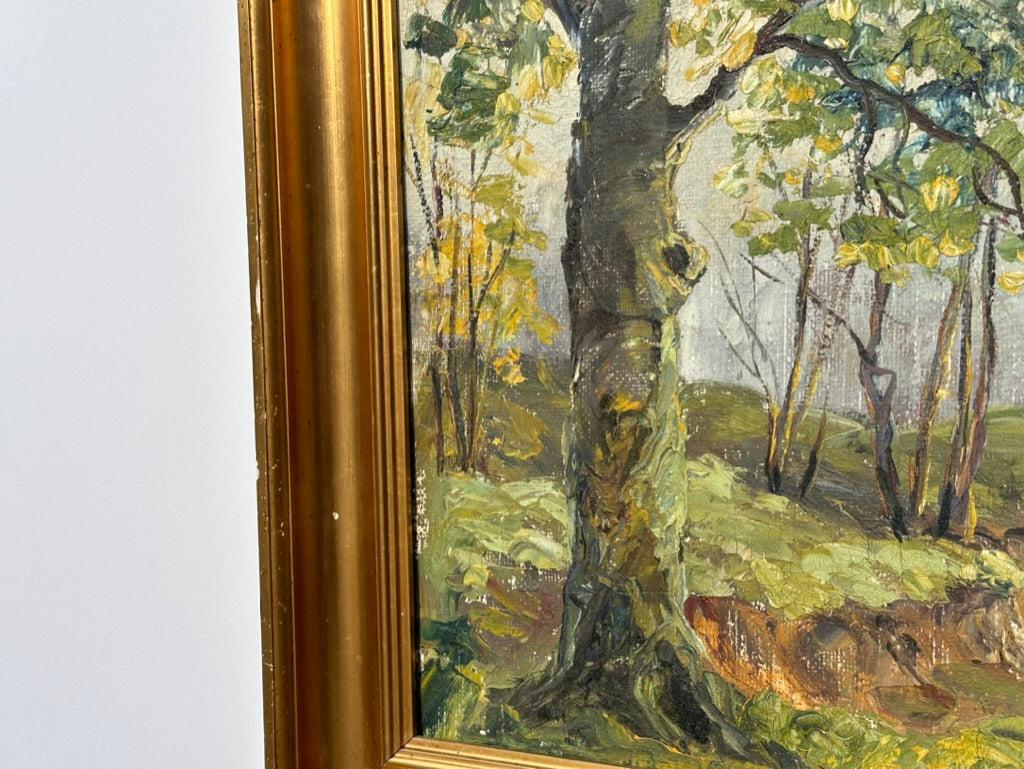 Painting of a Forest