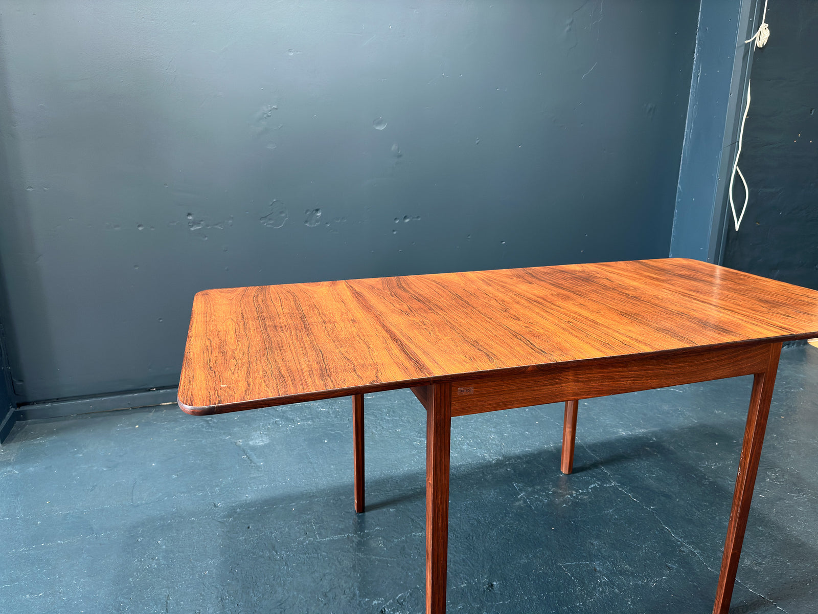 Ole Wanscher Rosewood Drop Leaf Dining Table