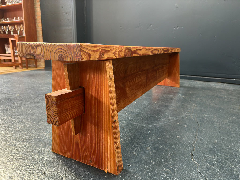 Large Pine Bench