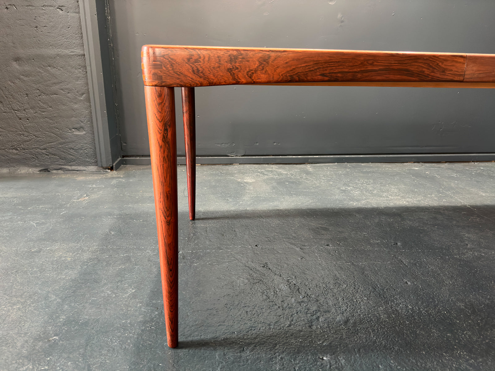 H.W Klein Rosewood Extendable Dining Table