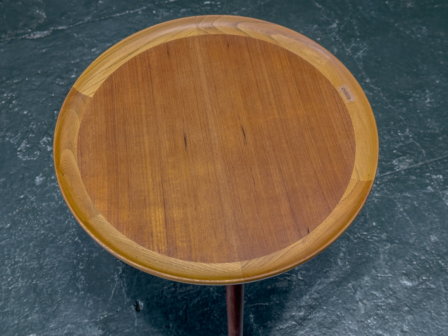 Anton Kildeberg Round Teak Sidetable