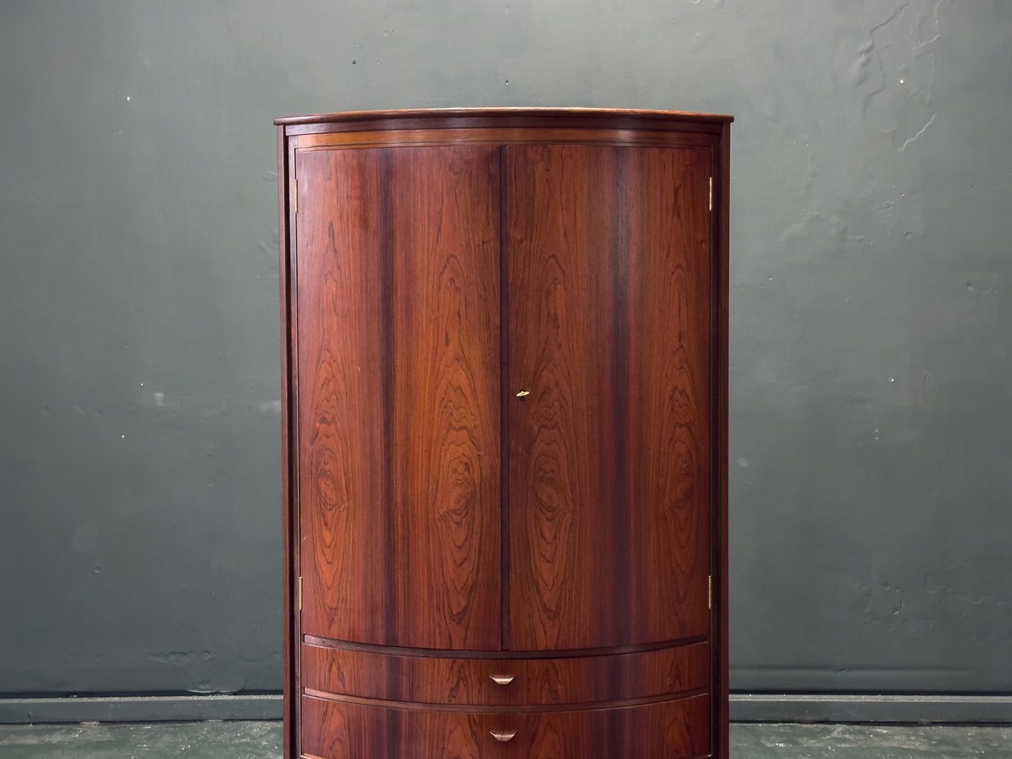 Rosewood Corner Cabinet