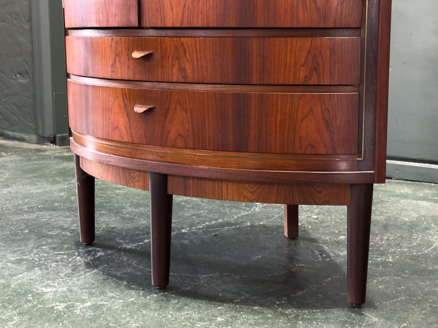 Rosewood Corner Cabinet