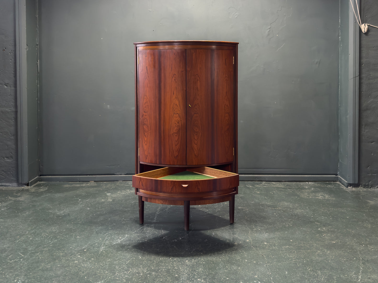 Rosewood Corner Cabinet