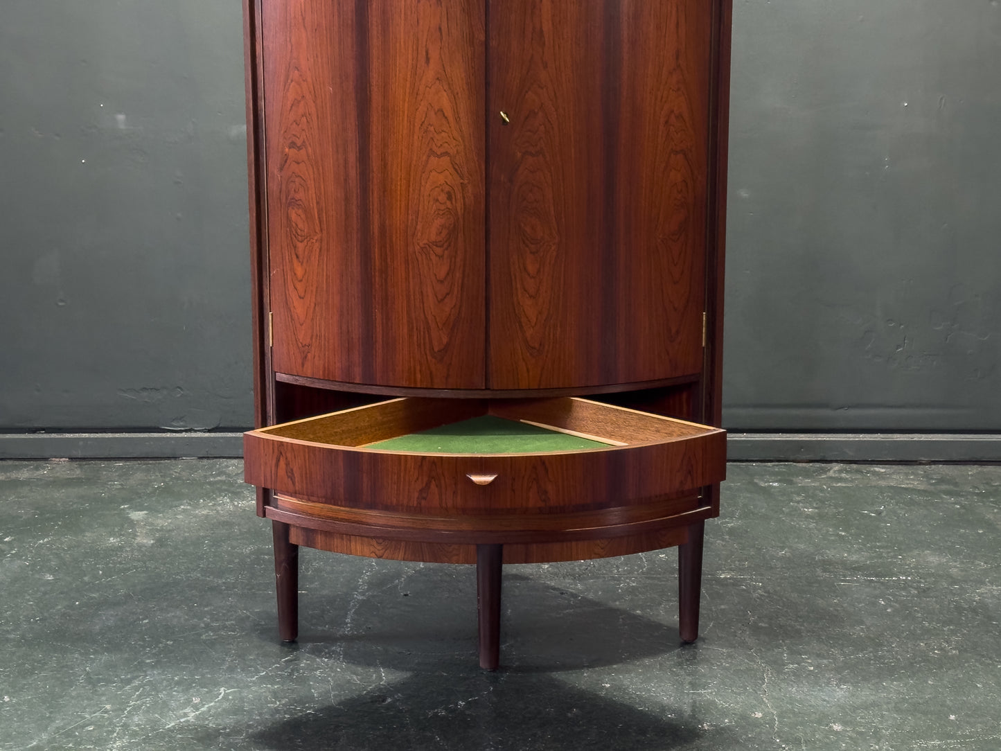 Rosewood Corner Cabinet