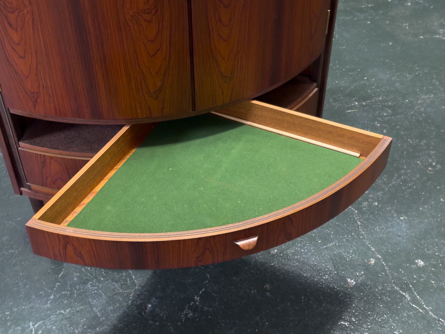 Rosewood Corner Cabinet