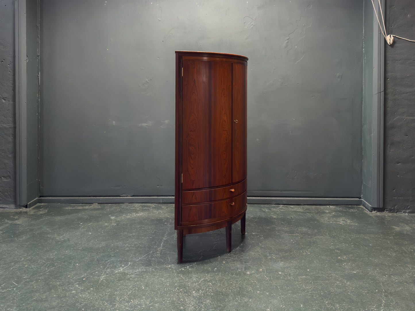 Rosewood Corner Cabinet