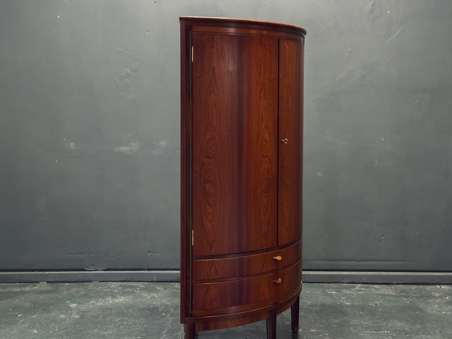 Rosewood Corner Cabinet