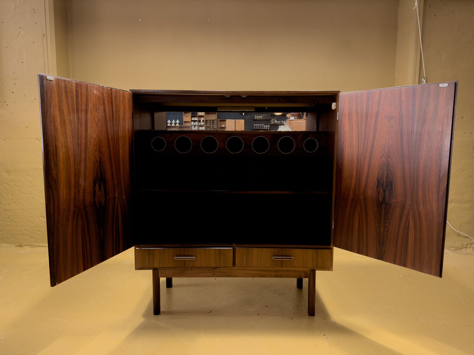 Rosewood Bar Cabinet by Kai Kristensen