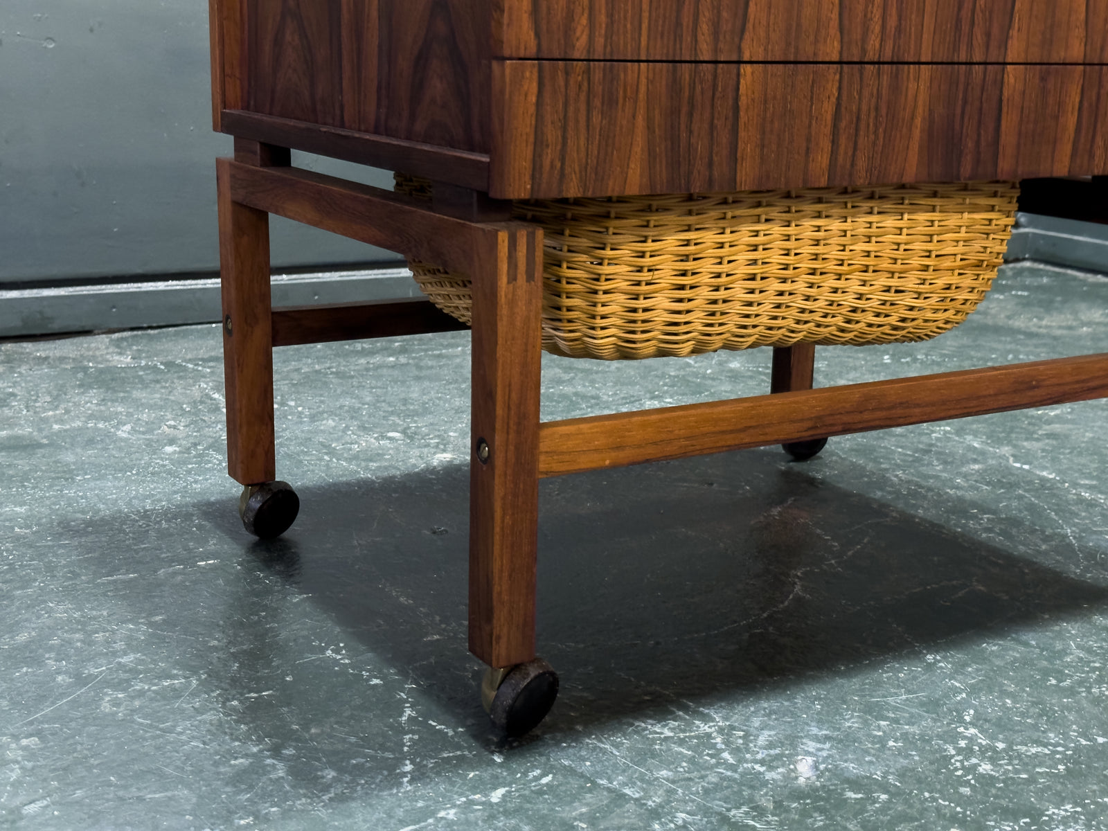 Rosewood Sewing Table