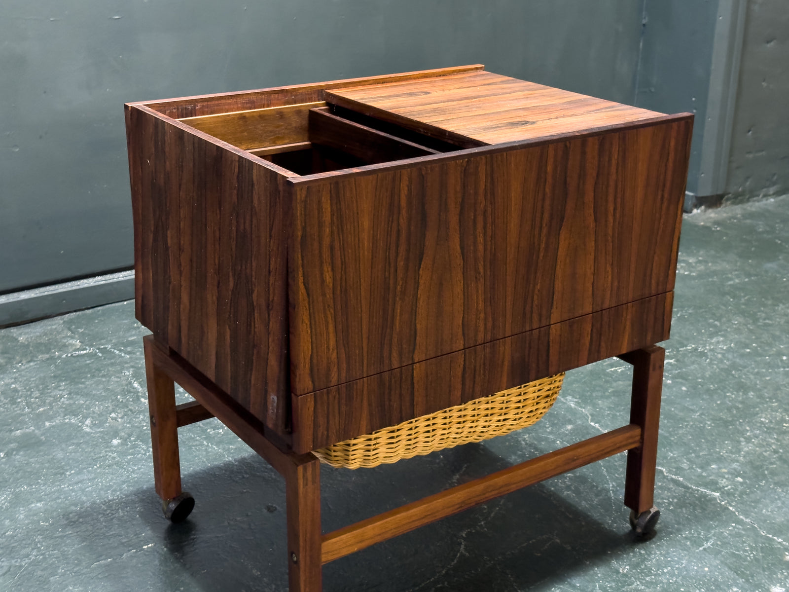 Rosewood Sewing Table