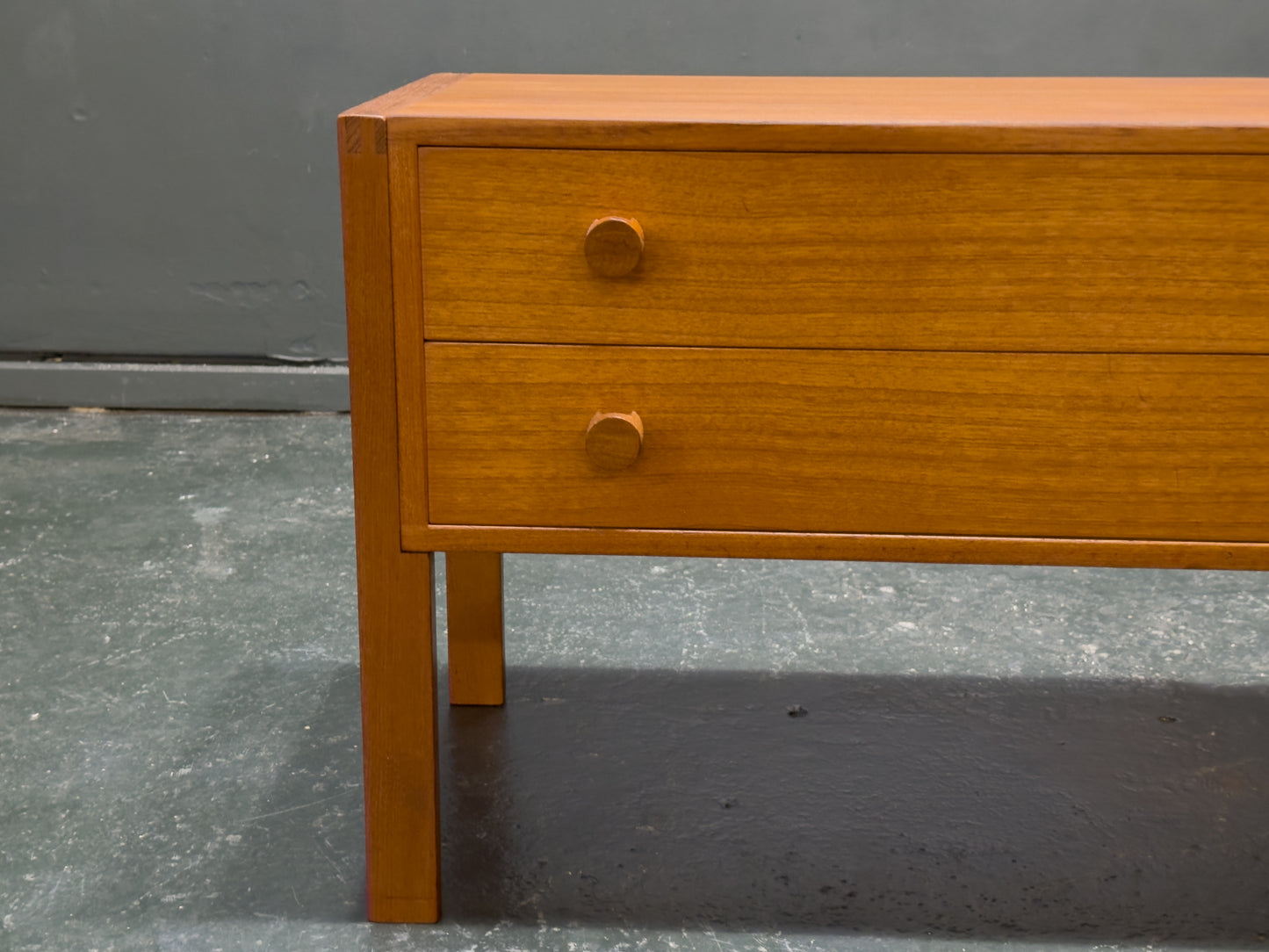 Aksel Kjersgaard Low Teak Drawers