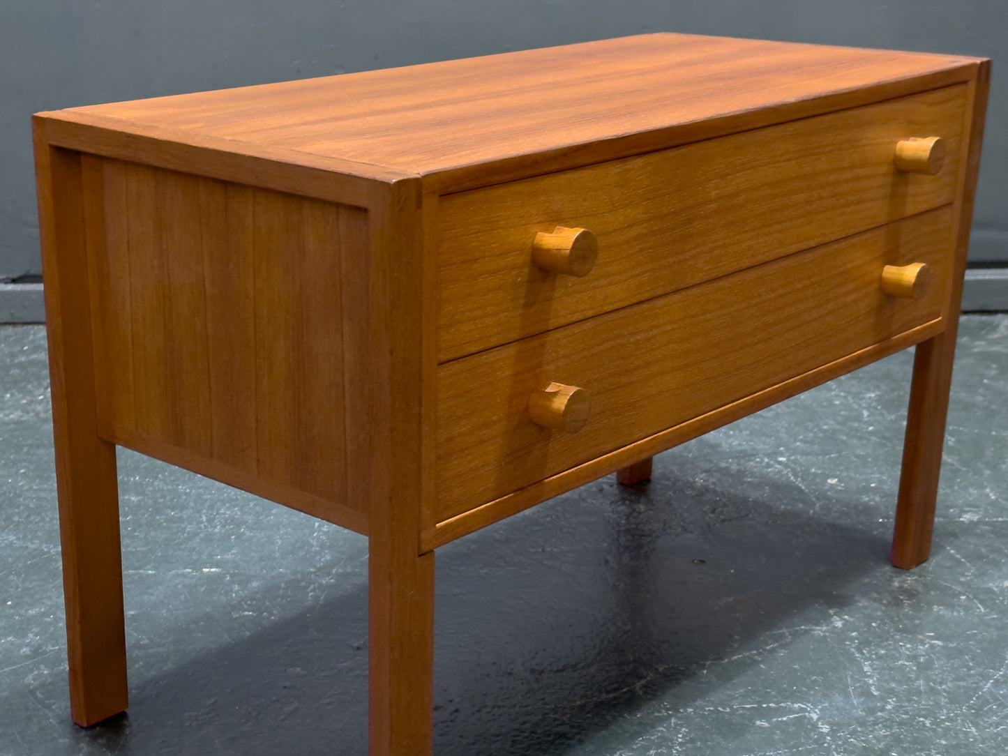Aksel Kjersgaard Low Teak Drawers