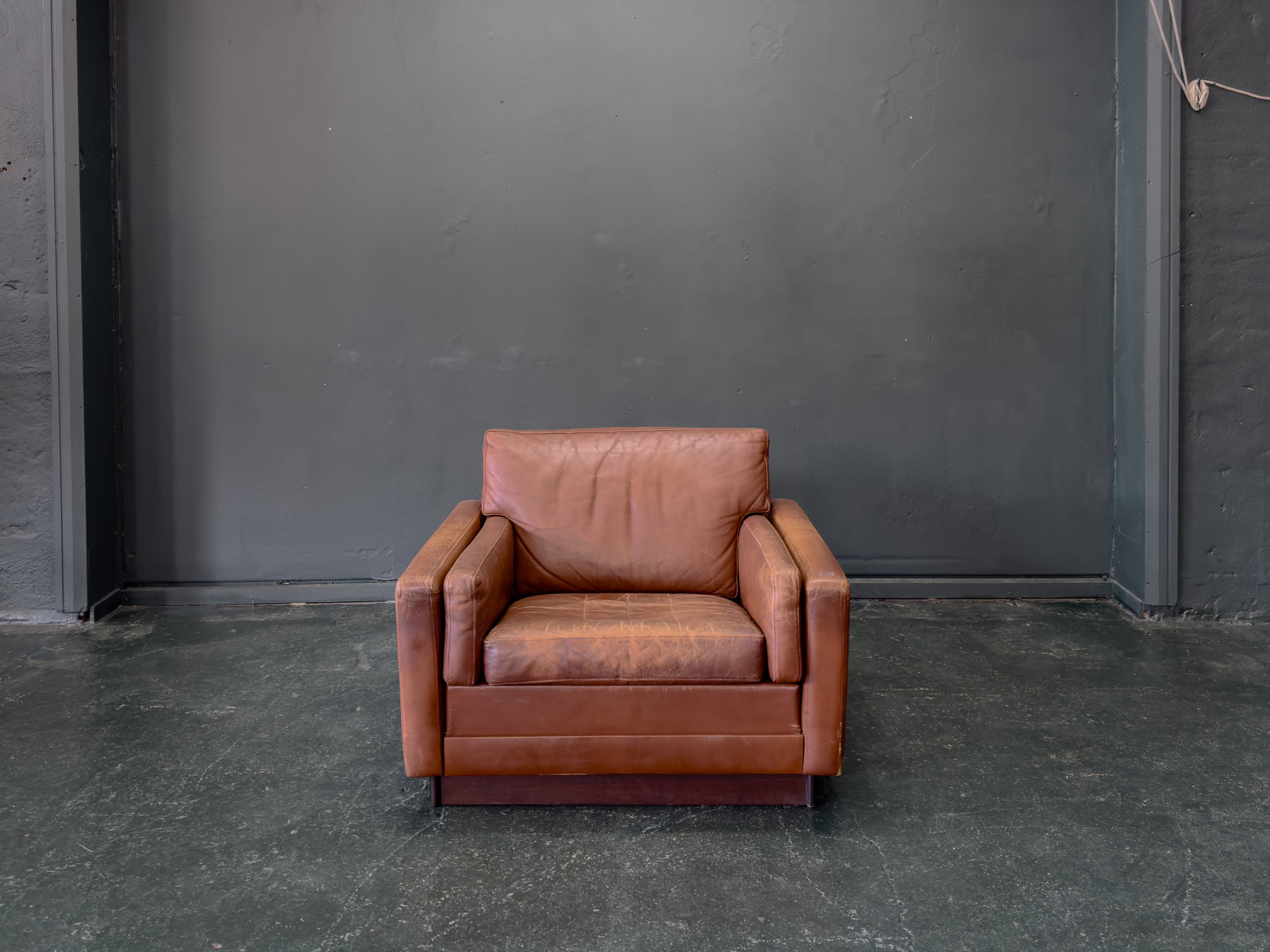 Brown Leather Armchair