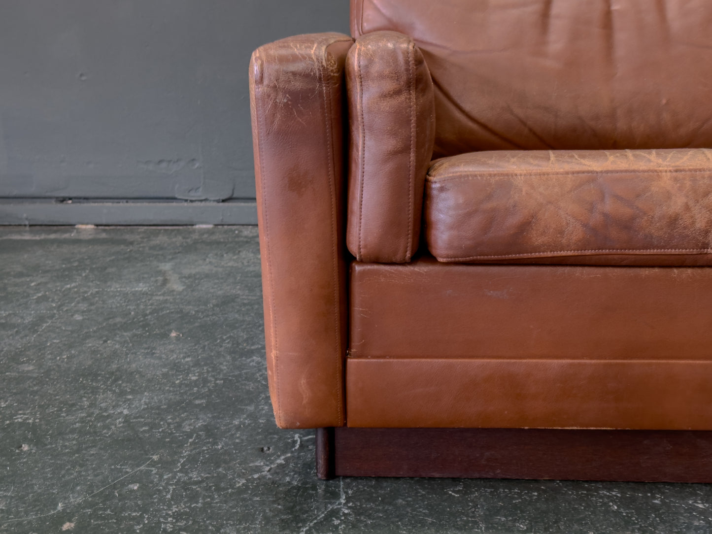 Brown Leather Armchair
