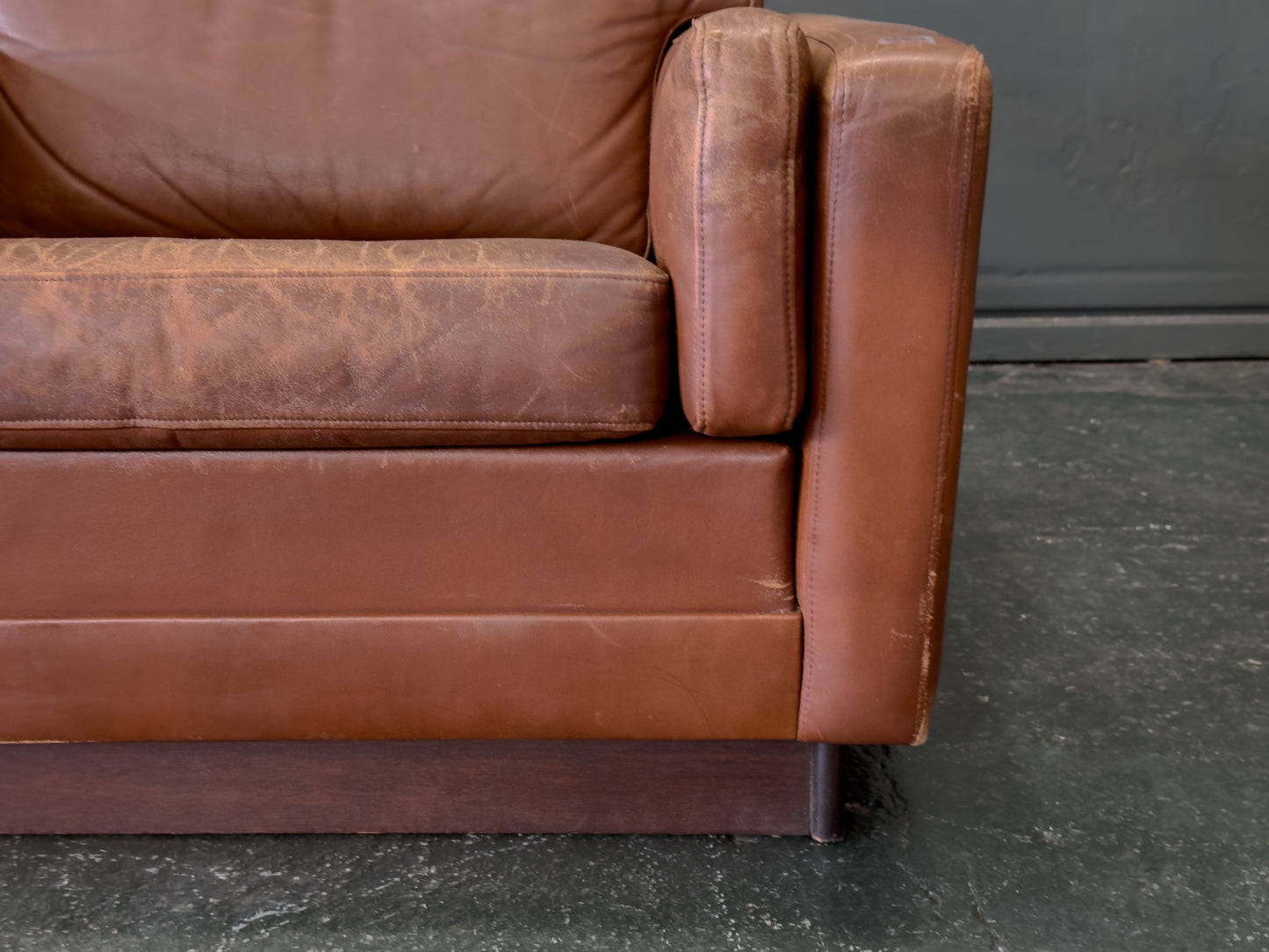 Brown Leather Armchair