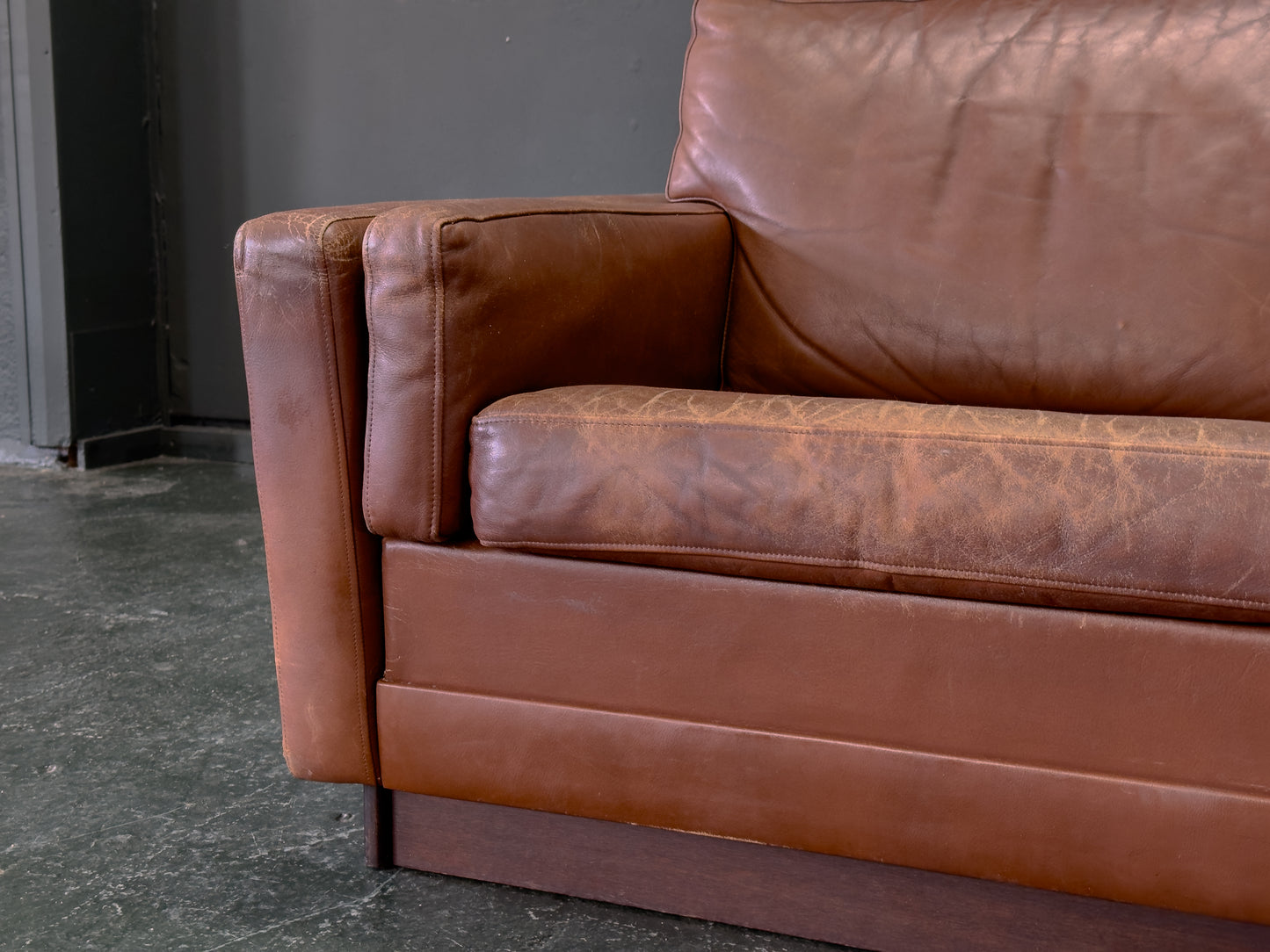 Brown Leather Armchair