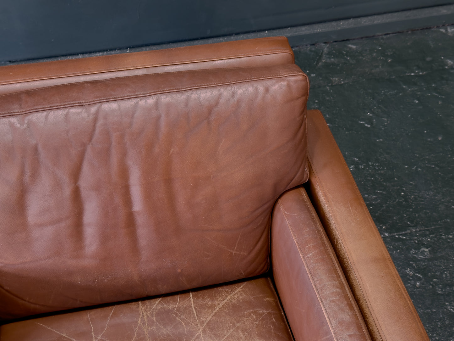 Brown Leather Armchair