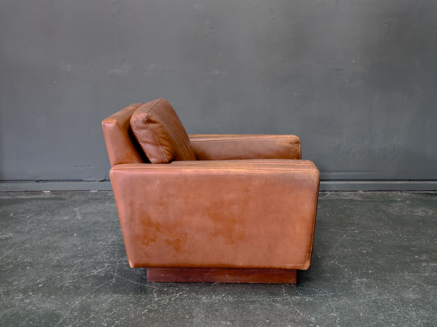 Brown Leather Armchair