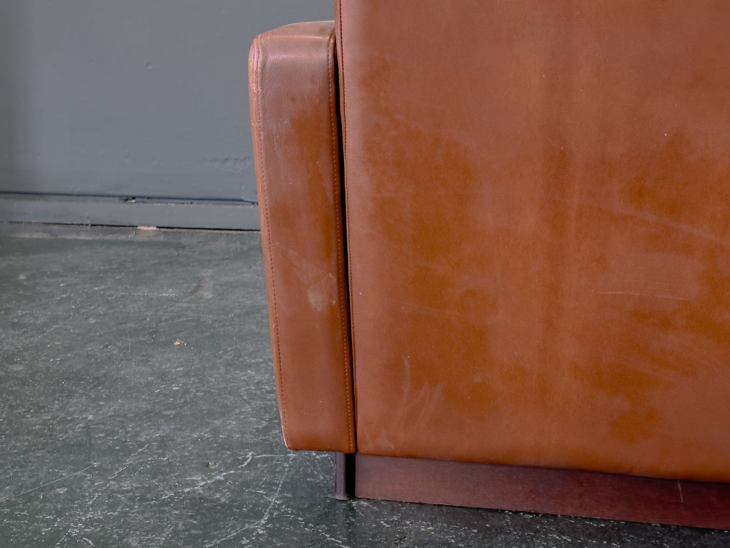 Brown Leather Armchair