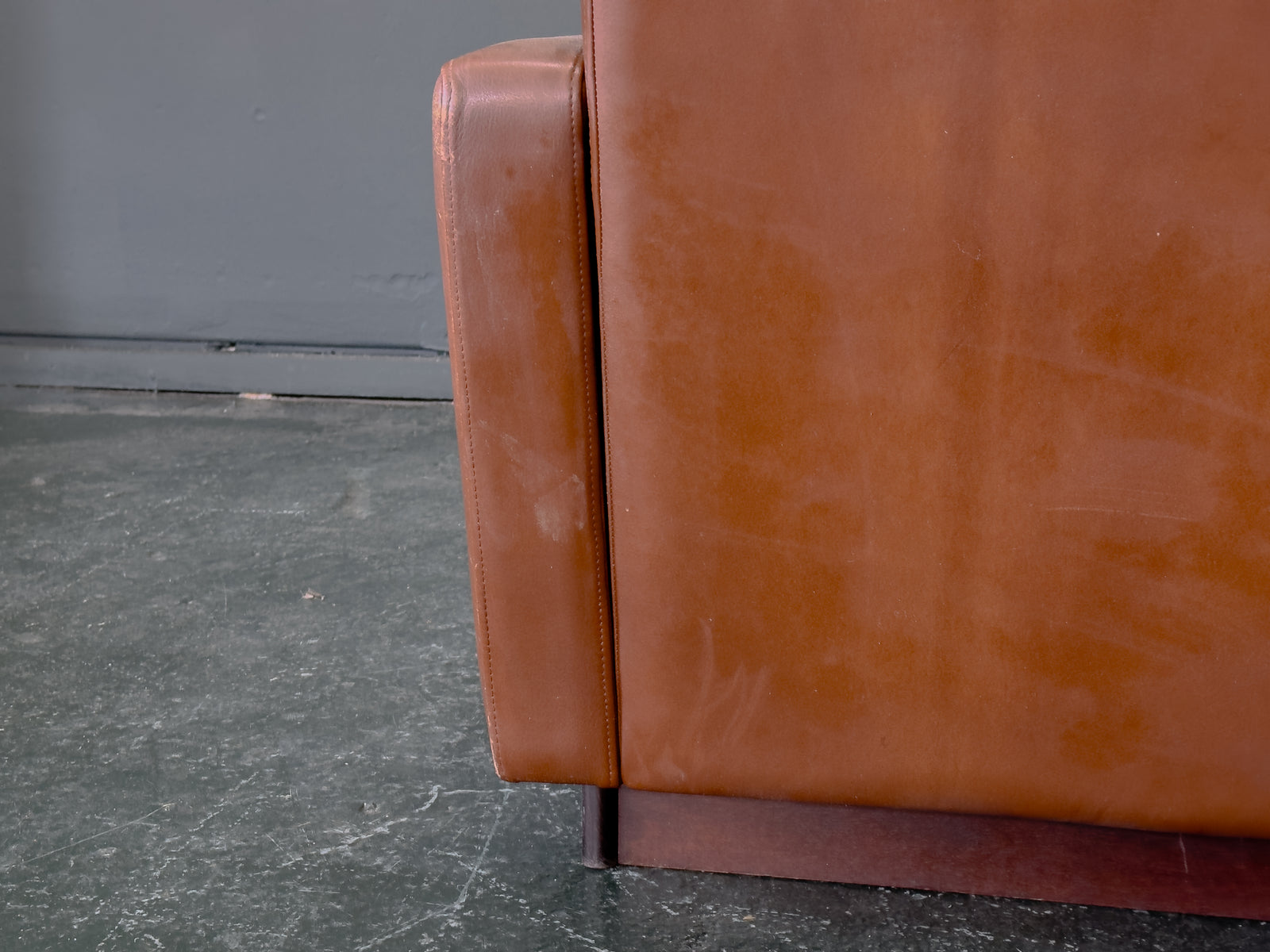 Brown Leather Armchair
