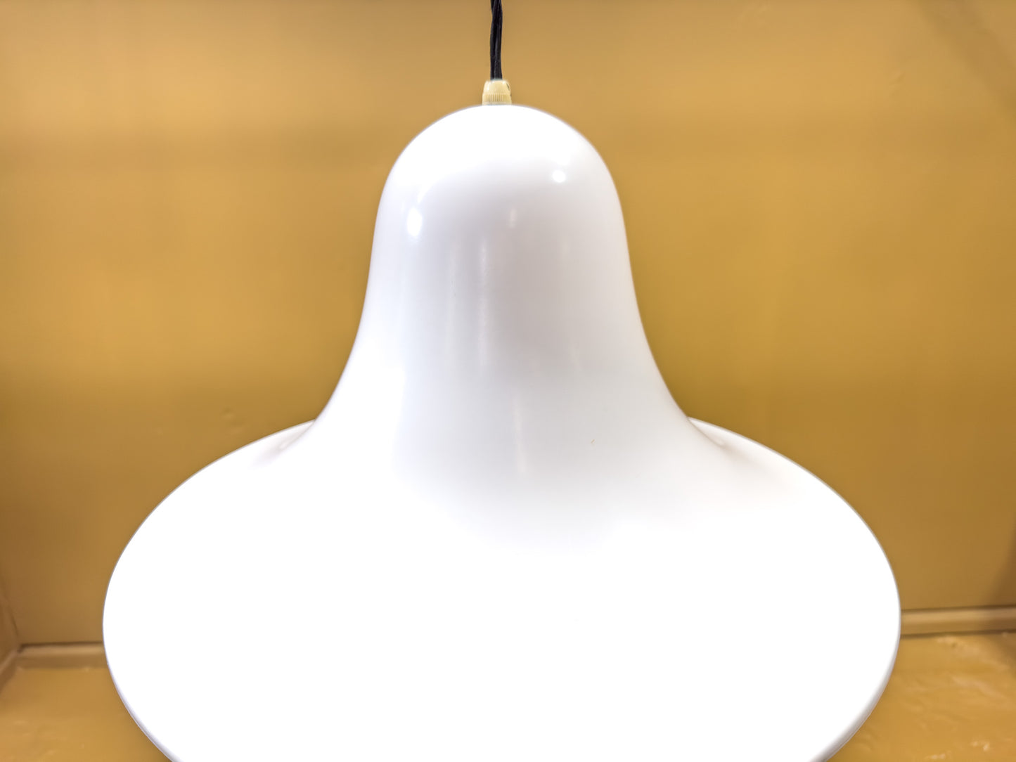 White Hat Pendant Light