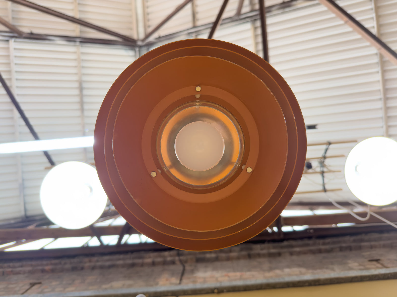 Brass Tiered Pendant Light