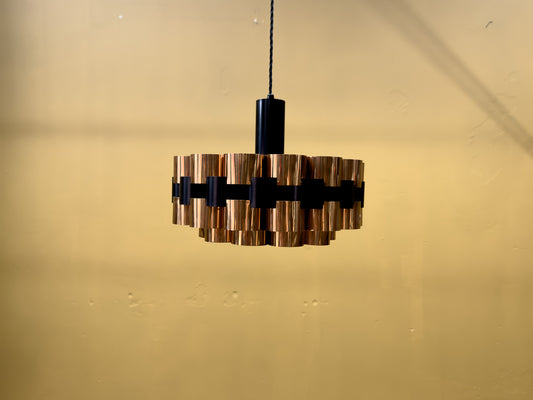 Black & Copper Pendant Light