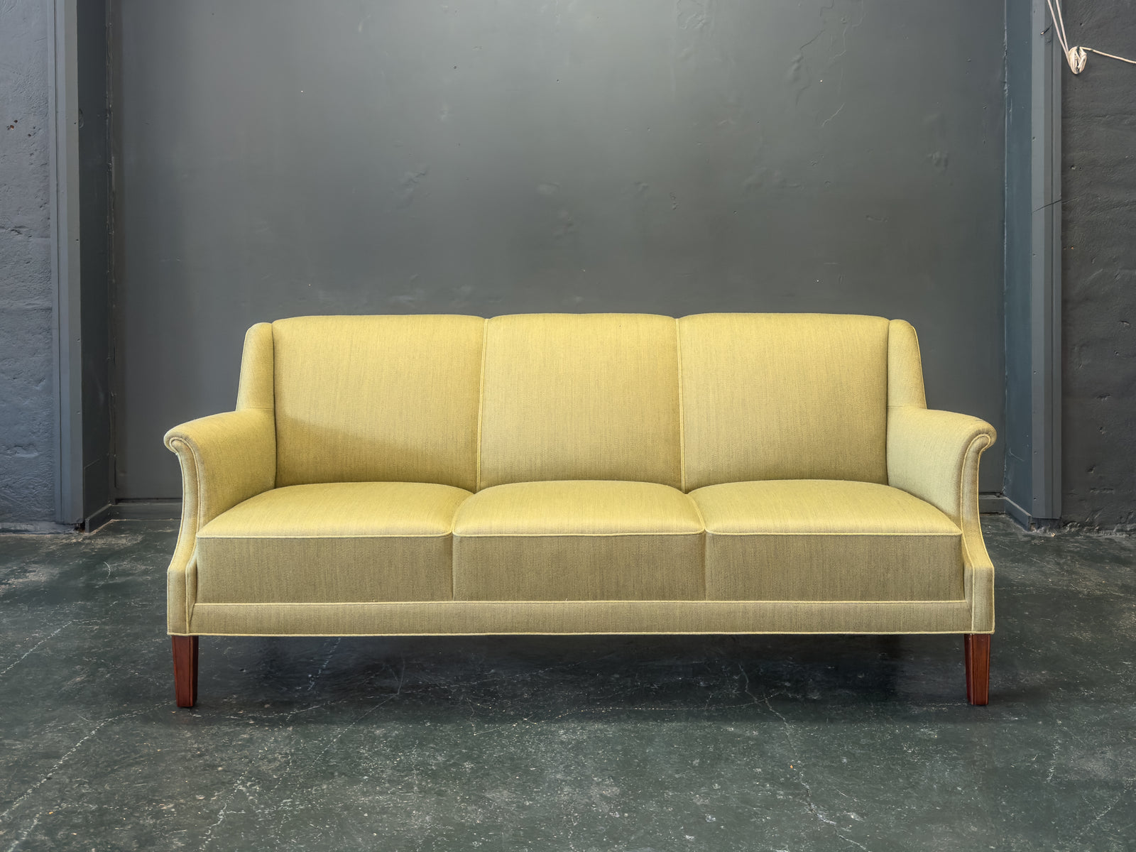 Green Upholstered Sofa