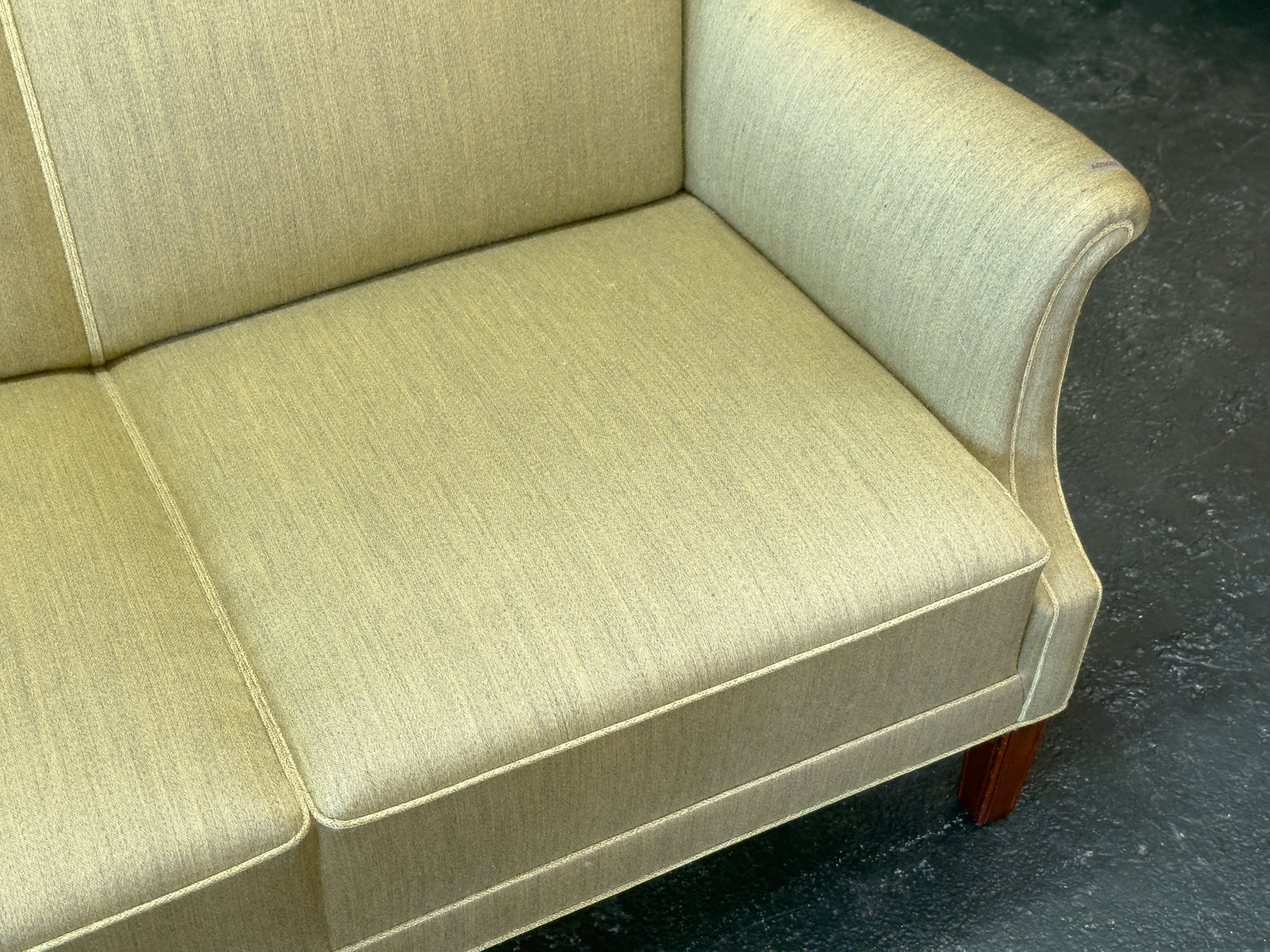 Green Upholstered Sofa