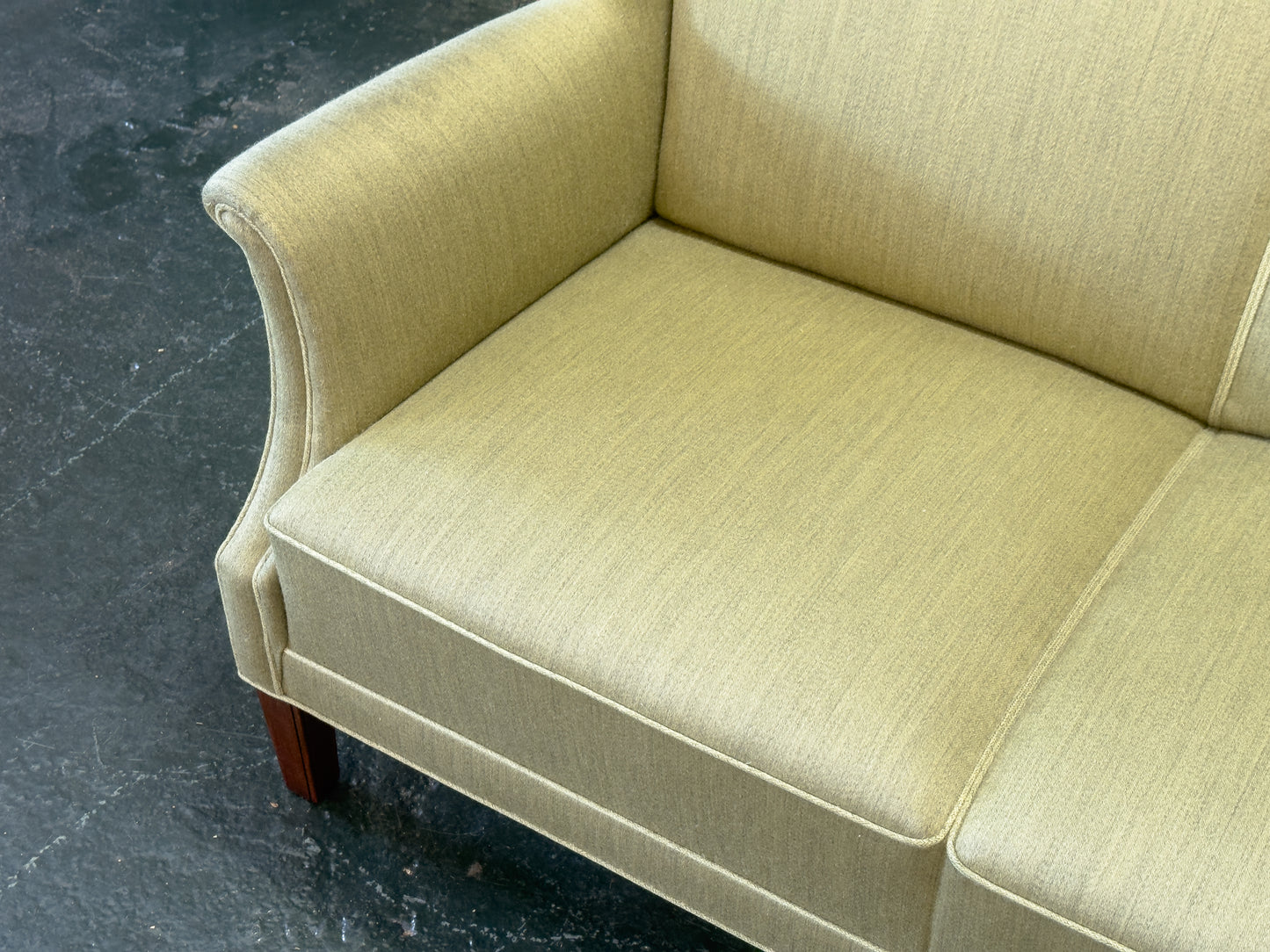 Green Upholstered Sofa