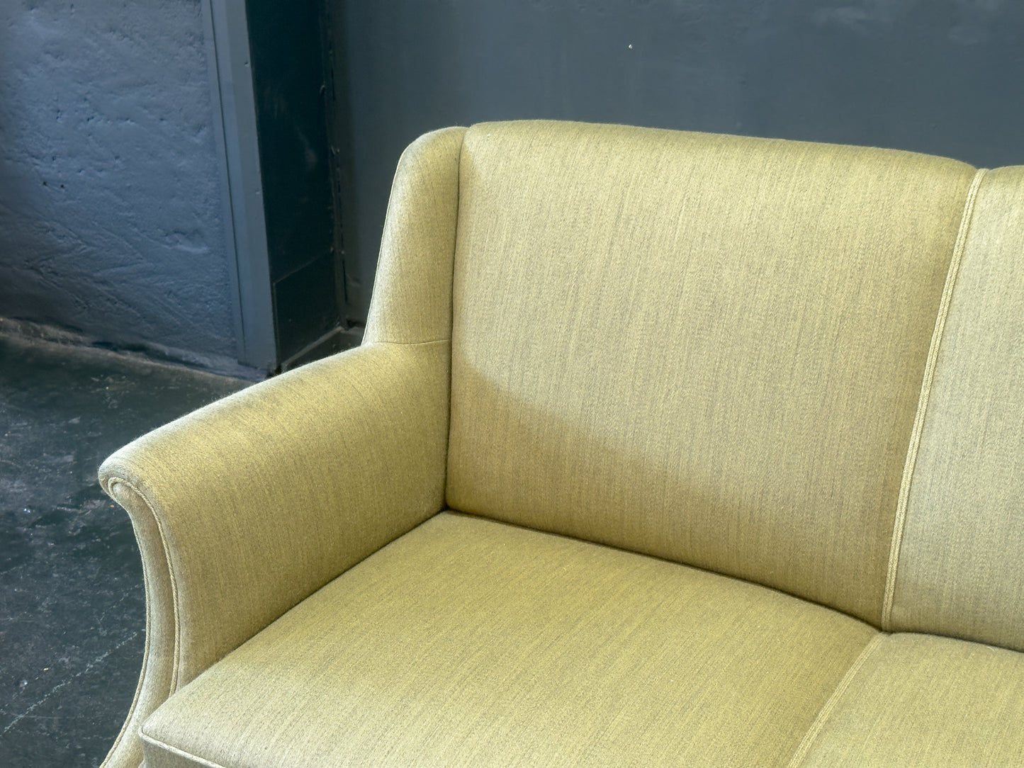 Green Upholstered Sofa