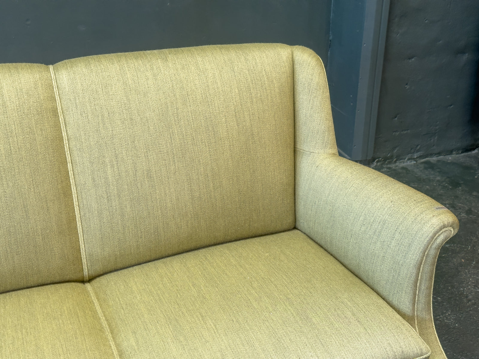 Green Upholstered Sofa