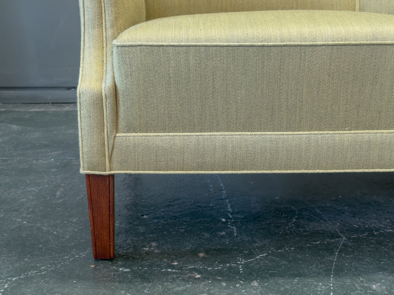 Green Upholstered Sofa