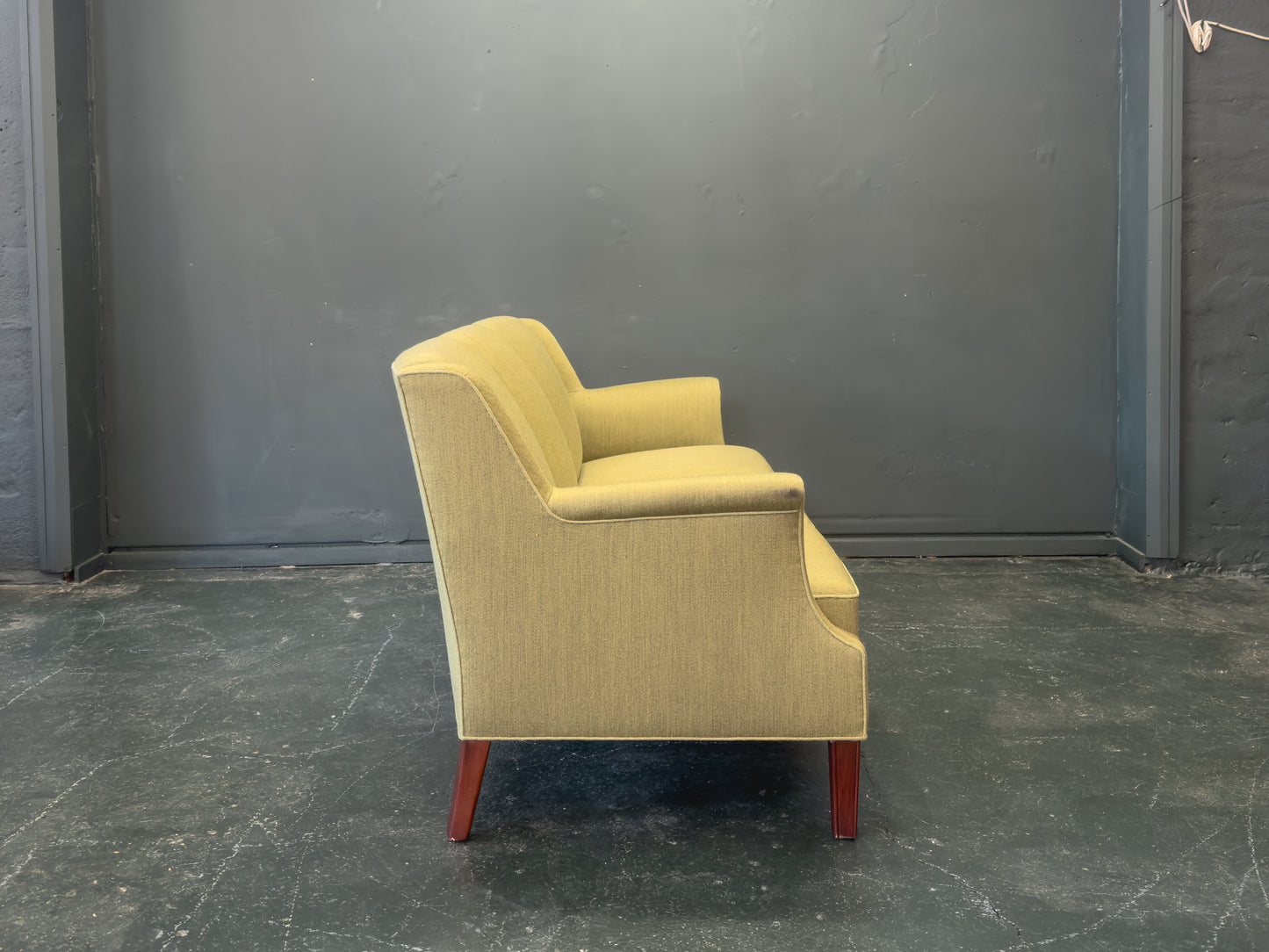 Green Upholstered Sofa