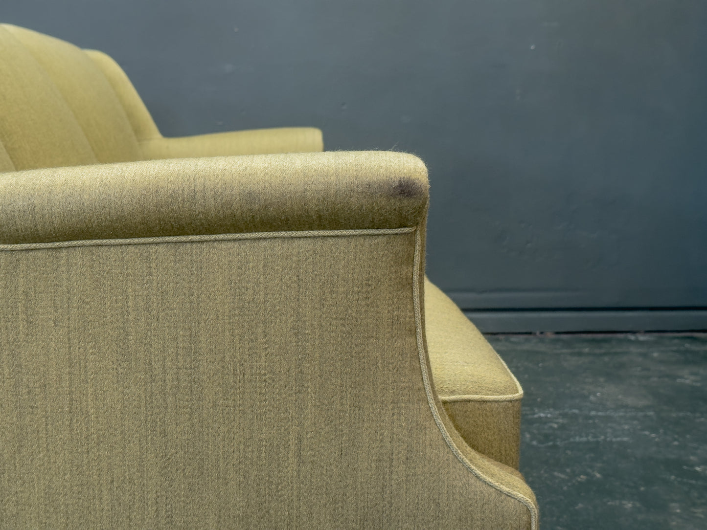 Green Upholstered Sofa