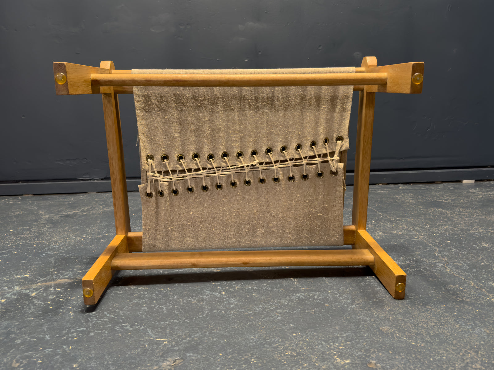 Oak Safari Style Stool