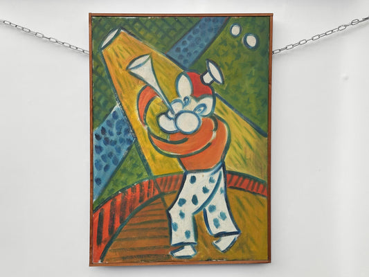 Abstract Clown Painting