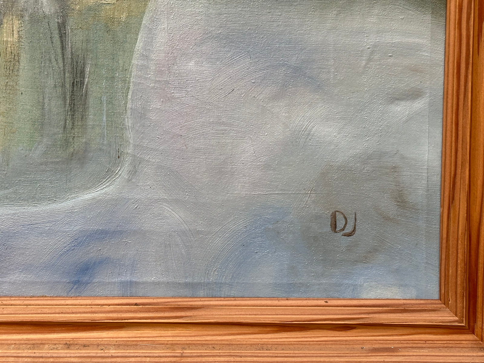Yard sale Floral Still Life Painting