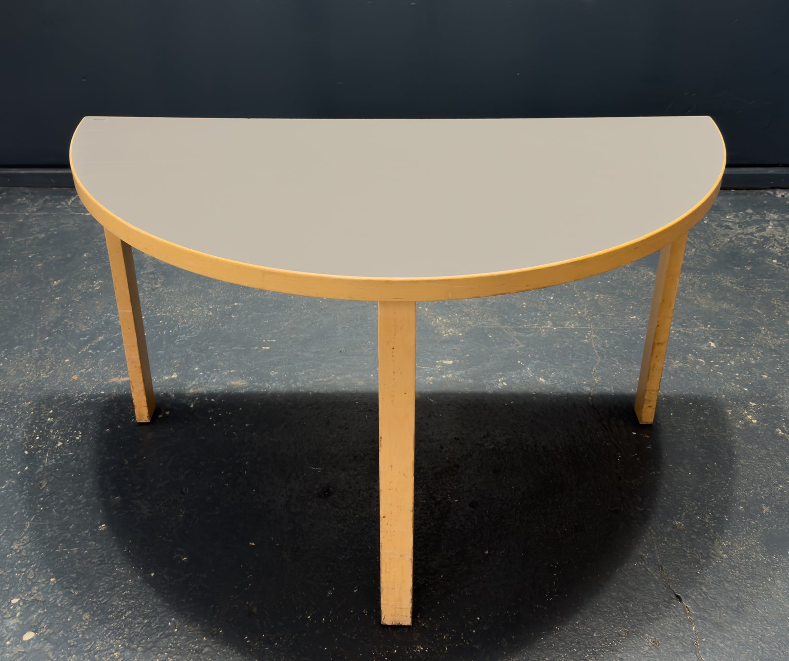 Alvar Aalto Half Round Table