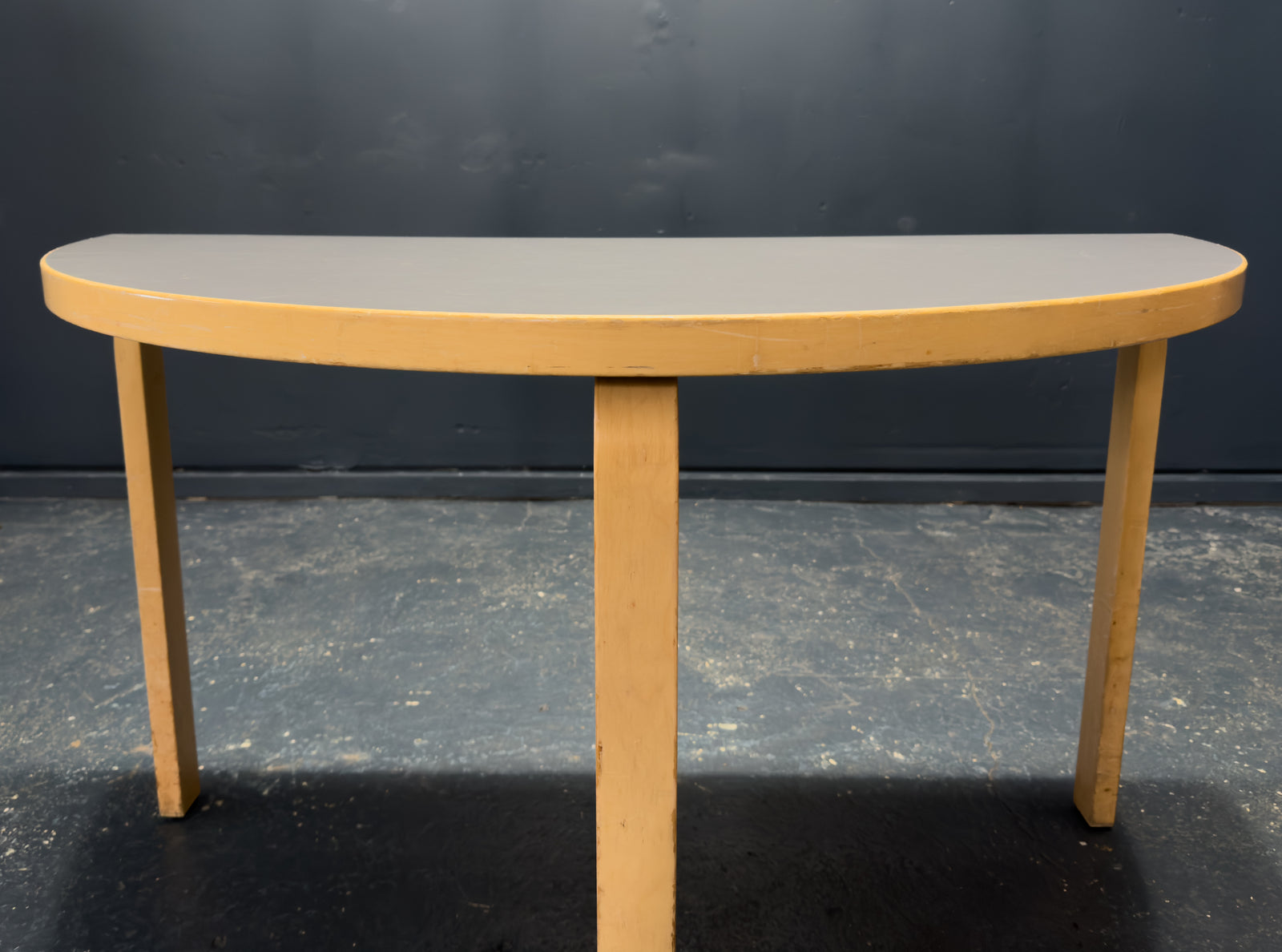 Alvar Aalto Half Round Table