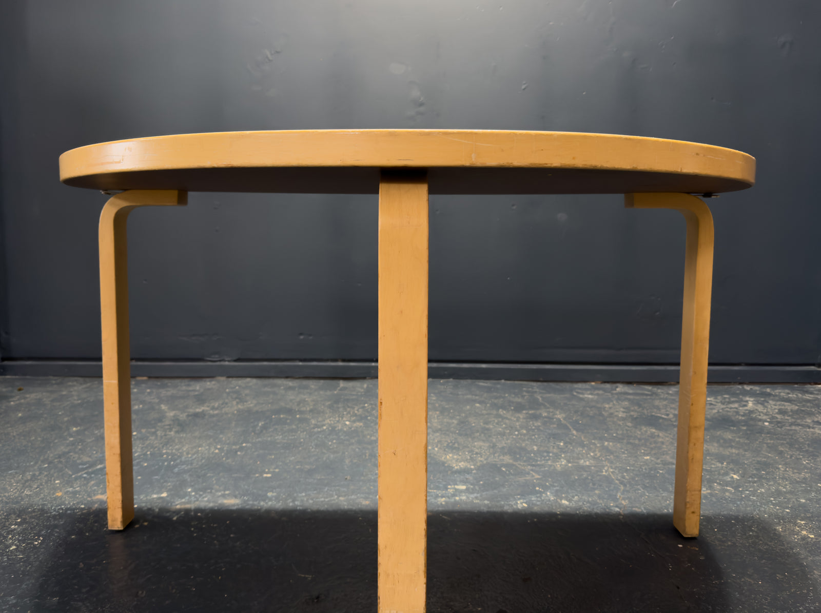 Alvar Aalto Half Round Table