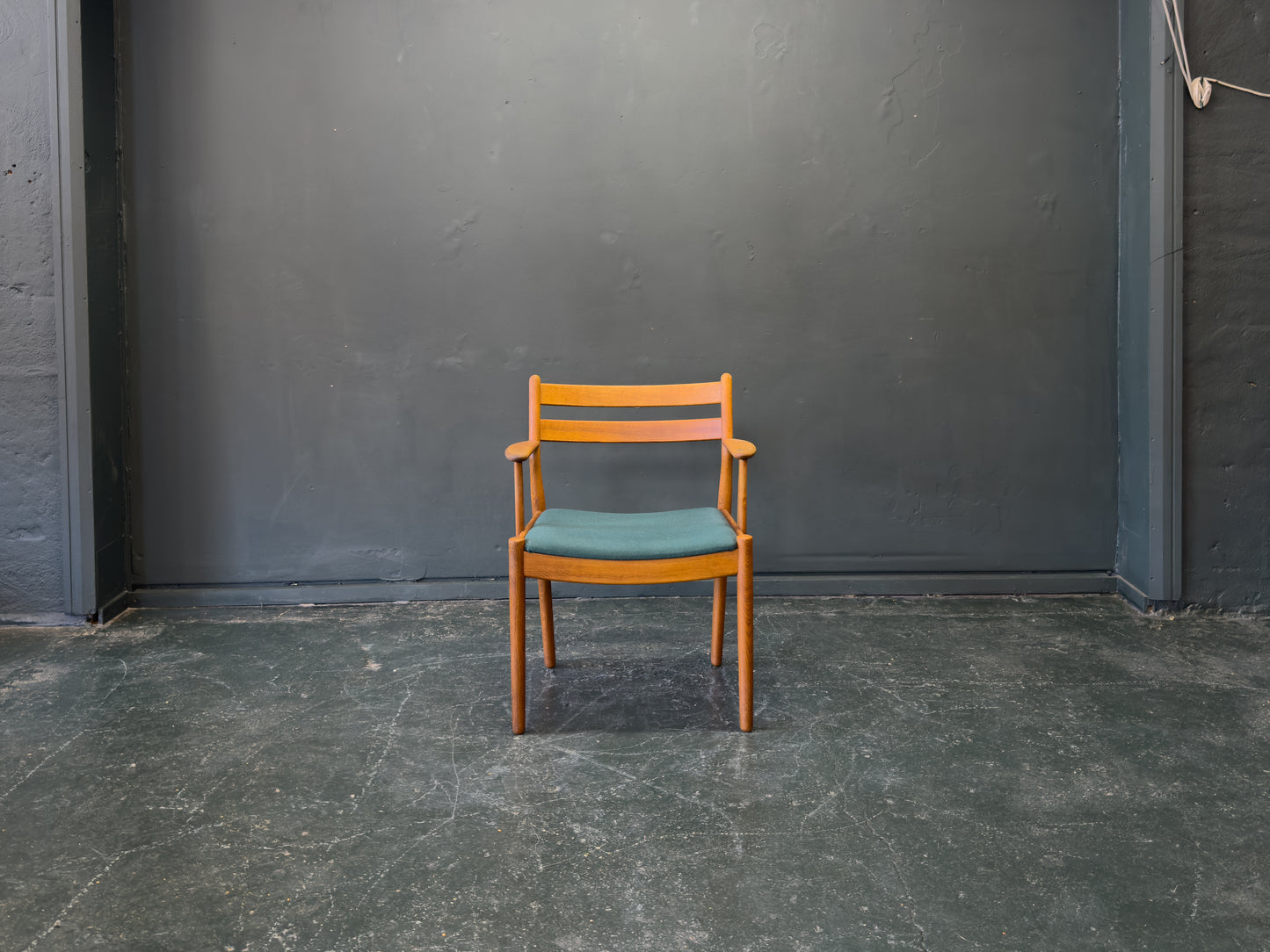 Oak Upholstered Chair