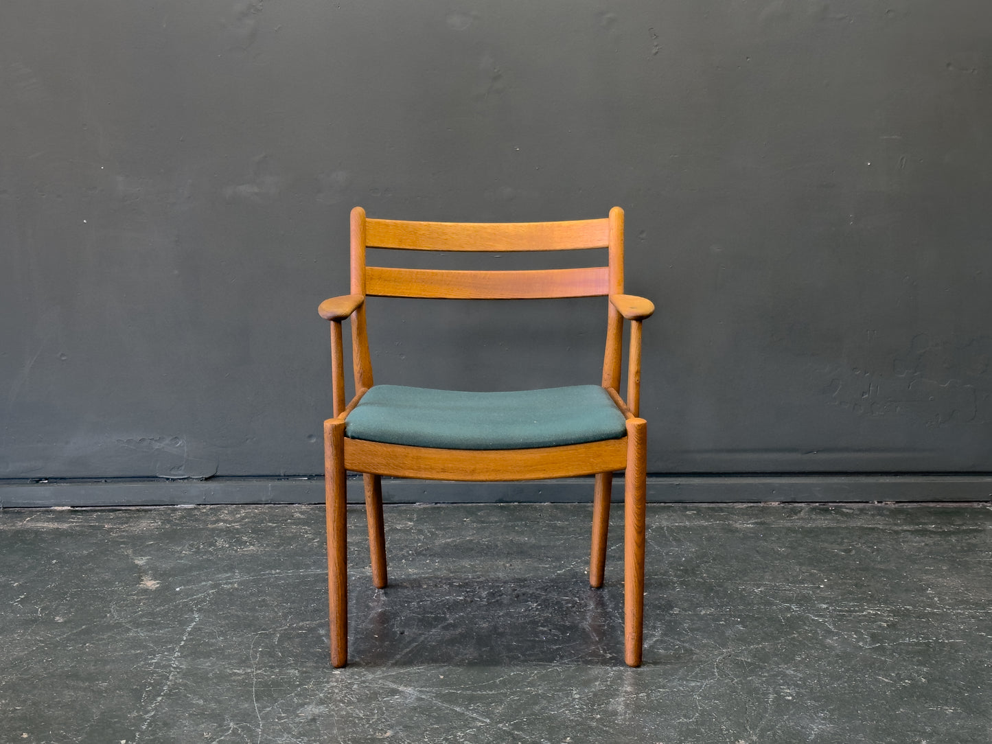Oak Upholstered Chair
