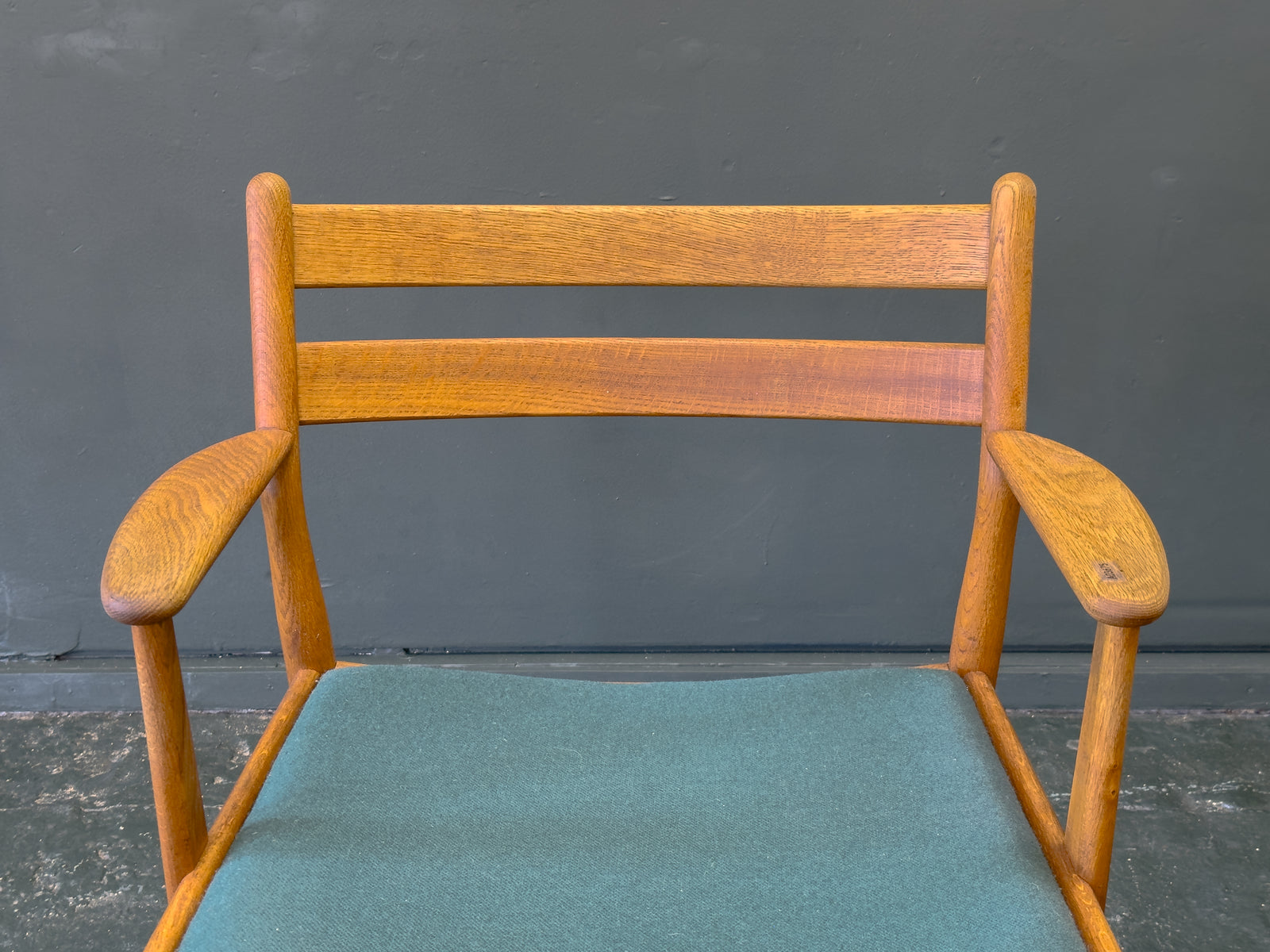 Oak Upholstered Chair