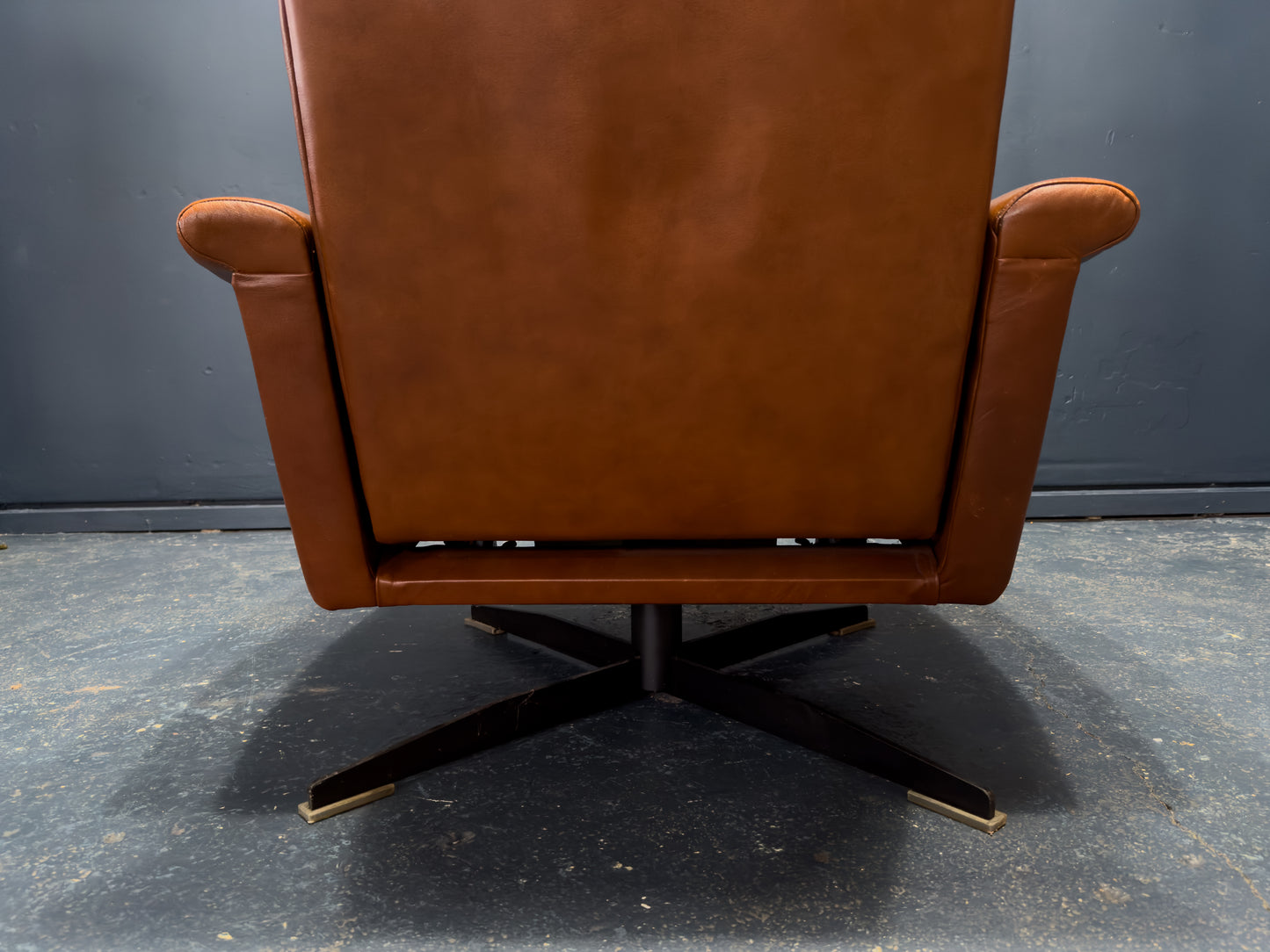 Tan Leather Reclining Chair