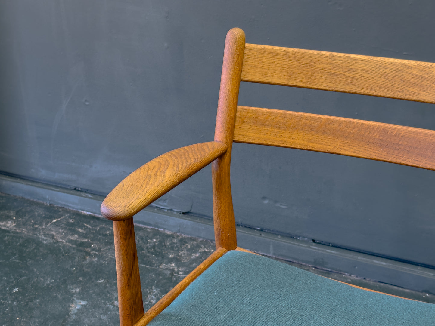 Oak Upholstered Chair