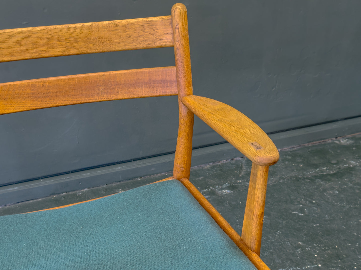 Oak Upholstered Chair