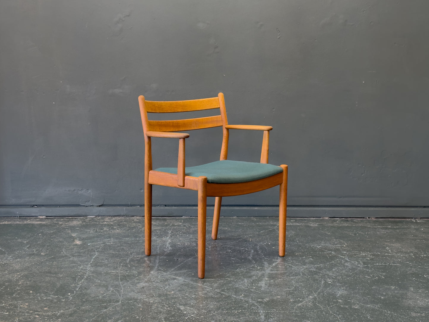 Oak Upholstered Chair